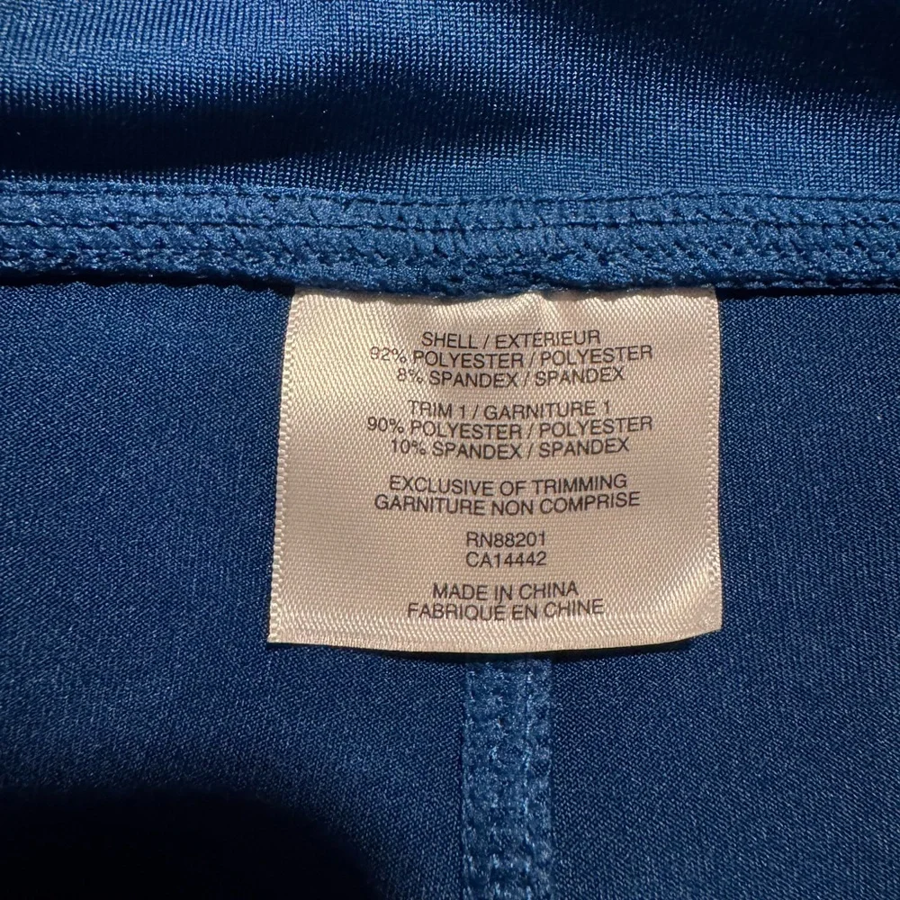 MPG Blue Athletic Mini A-Line Skirt
